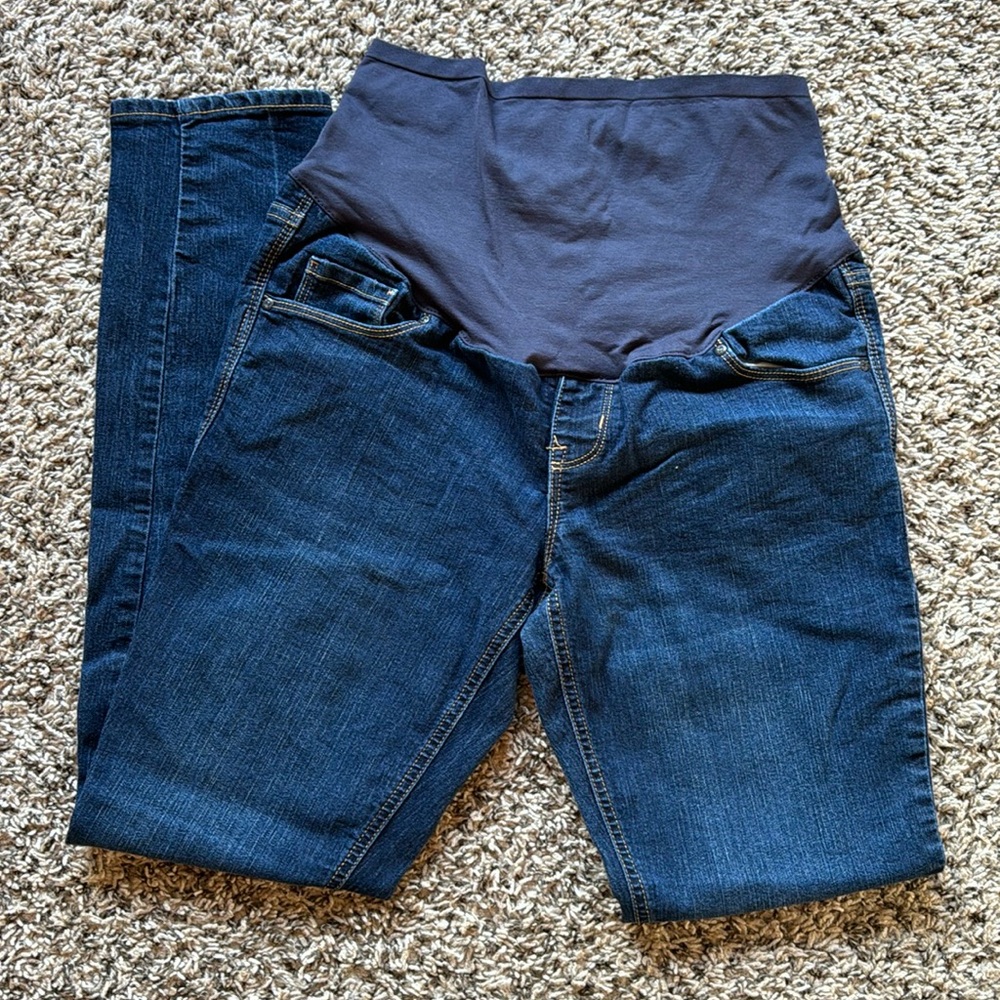 Old Navy Maternity Jeans size 10 Regular Dark Wash